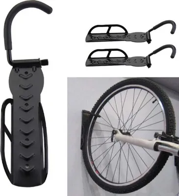 Produktbild von Mountainbike Aufbewahrung Wandhalterung Staender Kleiderbuegel Garage Fahrradhakenhalter