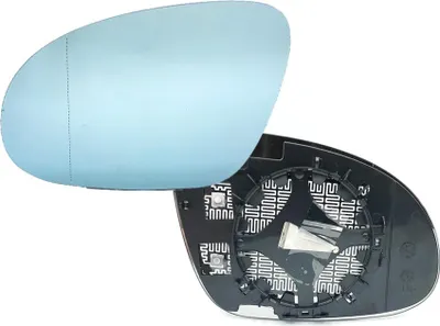Produktbild von Spiegelglas Spiegel Außenspiegel Glas Links Blau passend für VW Golf V VI Kombi
