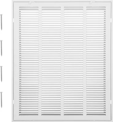 Immagine prodotto di Griglia di ventilazione VEVOR, adatta per l'installazione in aperture (50x63 cm), griglia per l'aria di scarico a parete, griglia a lamelle, griglia per l'aria di ritorno, in acciaio verniciato a polvere