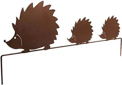 Produktbild von Hochwertiger Gartenstecker - Igelfamilie