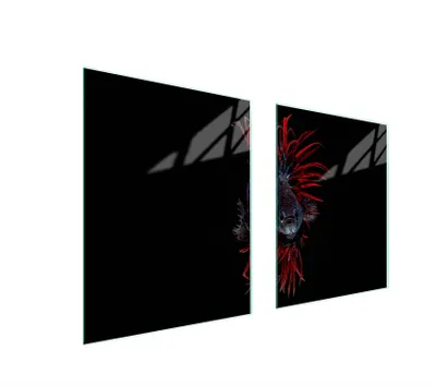 Produktbild von Herd Glas Schutzplatte & Schneidebrett 85x52 cm