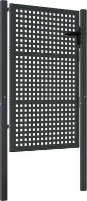 Produktbild von vidaXL Gartentor Anthrazit 100x125 cm Stahl