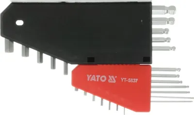Produktbild von YATO Winkel Schraubendreher Werkzeug Satz 1/16"-3/8" YT-5837