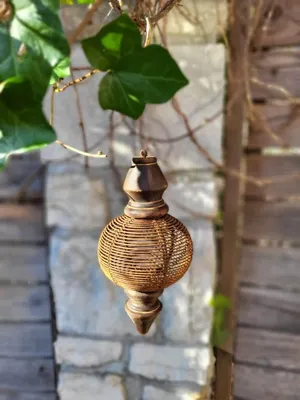 Productafbeelding van Edelrost-houten wanddecoratie Jadoo, rond