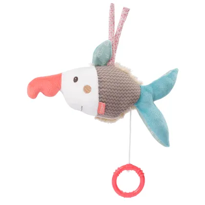 Produktbild von Maskottchen Fischsäge mit Spieluhr 24 cm für Kinder