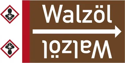 Produktbild von Dreifke® Rohrleitungsband Walzöl, DIN 2403, ab Ø 15mm, braun/weiß, 33m/Rolle