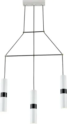 Image de ACA Lighting lampe suspendue 3XGU10 métal blanc 66X8XH150CM DA VINCI HM853P66WH