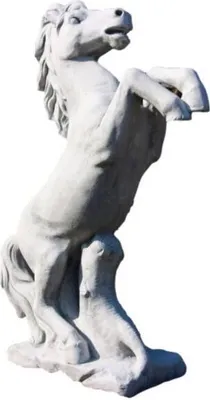 Produktbild von Schönes Pferd steigend mittel aus Steinguss Frostfest Neu PO-671