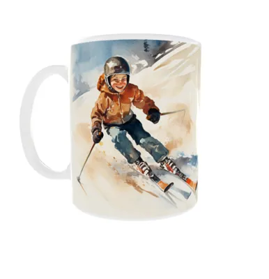 Produktbild von 300ml Ski Becher Skifahren v3