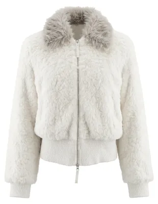 Image de KRZY, veste pour femme - blanche, taille S