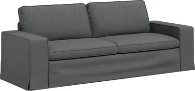 Immagine prodotto di vidaXL Divano grigio scuro 222 x 80 x 82 cm in tessuto