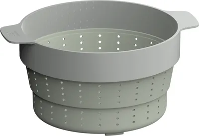 Produktbild von Balance Steamer/Pour, 24 cm, recycelter Kunststoff, Silikon, Salbei - BergHOFF | Leo Line
