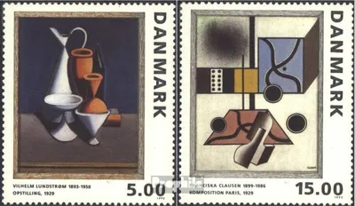 Produktbild von Briefmarken Dänemark 1993 Mi 1068-1069 (kompl.Ausg.) postfrisch Gemälde VI