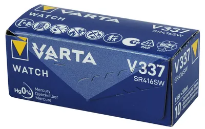 Image de Varta Pile bouton à l'oxyde d'argent - lot de 10 - V301-V399