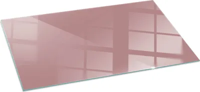 Obrázok produktu pre Sklenená základná doska pre 120x60 cm - kachle - krbové sklo - ochranné sklo - ochranná doska proti iskrám - ohňovzdorná sklenená základná doska - tepelná ochrana - ochrana sklenenej základne - farba ružová