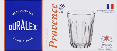 Zdjęcie produktu dla Duralex Provence - kieliszek do shotów, 90 ml, bez marki wypełnienia, 6 sztuk, przezroczysty