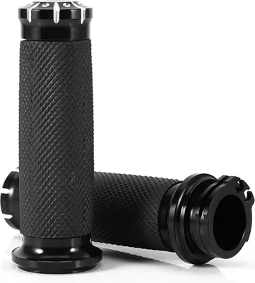 Obrázok produktu pre 1in Motocyklové rukoväte rukoväte pre Softail Cruiser Chopper Black US