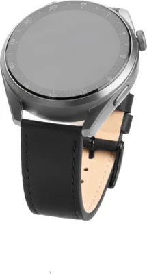 Zdjęcie produktu dla FIXED Fixed | Leather Strap with Quick Release 20mm for Smartwatch | Black