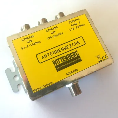 Produktbild von Wittenberg Antennenweiche 3 in 1 für UKW, DAB und UHF