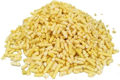 Image de Linge de lit en papier naturel sans poussière pour petits animaux, avec contrôle des odeurs, pour cochons d'Inde, lapins, hamsters, gerbilles et chinchillas (500g, jaune)