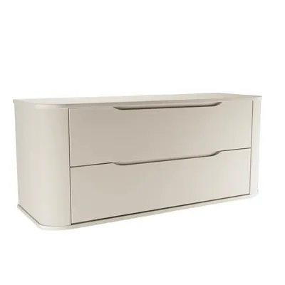 A standalone image of a dresser against a white background.