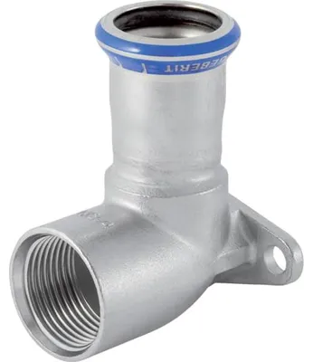 Produktbild von Geberit Mapress Edelstahl Anschlusswinkel 90Gr d15-Rp1/2