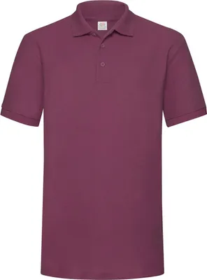 Immagine prodotto di Fruit of the Loom 63-204-0 | 65/35 Polo in piqué pesante da uomo - Colore: Borgogna - Taglia: 3XL