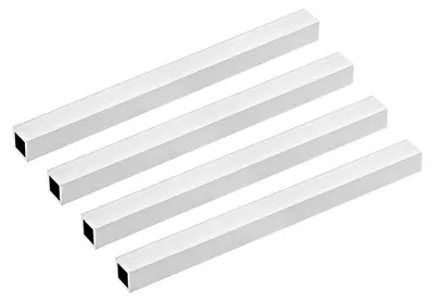 Alu-Vierkantrohr 15x15x1,5 mm, 200 mm, 4 Stück