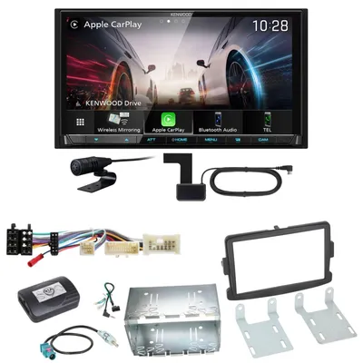 Produktbild von Kenwood DMX8021DABS Android Auto CarPlay Einbauset für Renault Trafic 3