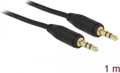 Image de Delock Câble audio - mini jack stéréo (M) pour mini jack stéréo (M)