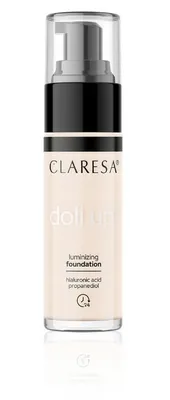 Obrázek produktu pro Claresa Podkład rozświetlający Doll Up 02, 34 g