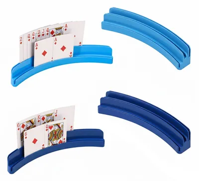 Productafbeelding van ShopWise Kaartenstandaarden Set - 4 Stuks - Kaartenhouder voor Speelkaarten - Ideaal voor Kaartspellen & Spelavonden