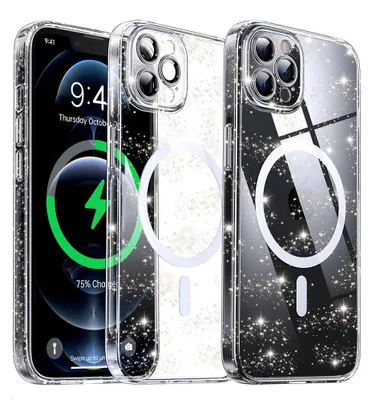 Obrázok produktu pre Techsuit Kryt SparkleSkin MagSafe Series pre iPhone 12 Pro – priehľadný