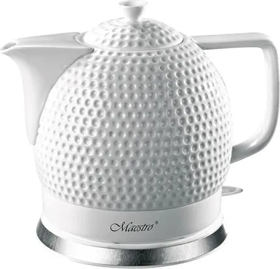 Produktbild von Czajnik Feel Maestro MR-067 Biały Ceramiczny 1200 W 1,5 L