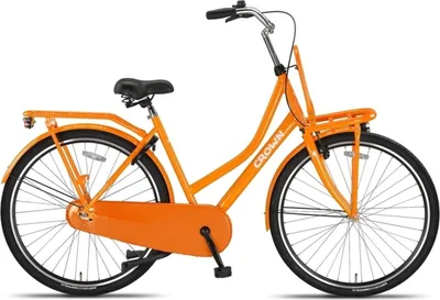 Produktbild von Crown Transportfahrräder Damen Holland 28 Zoll 53 cm Damen Rücktrittbremse Orange