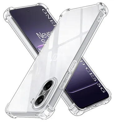 Produktbild von Techsuit – Stoßfestes transparentes Silikon-Schutzhülle für OnePlus Nord CE5 – transparent