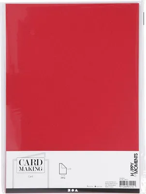 Image de Karton Rood A4 220g, 10st.