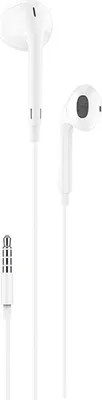 Zdjęcie produktu dla Słuchawki douszne, przewodowe Foneng T34, mini jack 3.5mm, pilot (białe)