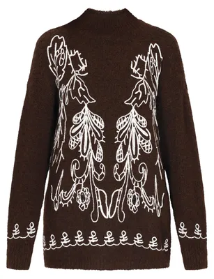 Immagine prodotto di Maglione da donna HYPATE - color caffè, XS/S