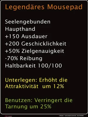 Produktbild von Legendäres Mousepad - Mousepad - Mousepad