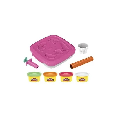 Produktbild von Play-Doh Cupcakes erstellen und gehen, Aufbewahrungsbehälter Set, Kinder Kunst und Handwerk Spielzeug, (Hasbro F7527) Play-Doh
