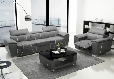 Produktbild von Sofagarnitur 3+1 Sitzer Set Polstersofa Couch Designer