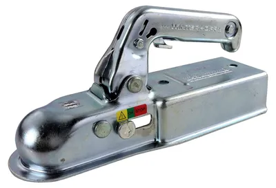 Produktbild von Anhängerkupplung Kugelkopfkupplung Anhängerkopplung - 750 kg - Vierkantrohr 70 mm - Legierter Stahl