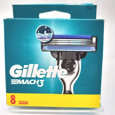 Produktbild von Gillette Mach3 Klingen 8 Stück 1er Pack Rasur Männer Haarentfernung Präzision