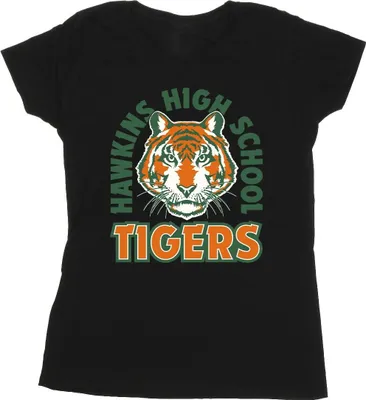 Produktbild von Netflix - "Stranger Things Hawkins" T-Shirt für Damen BI40108 (M) (Schwarz)