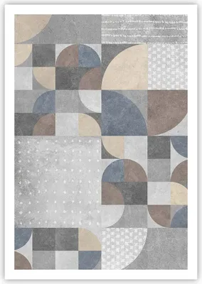 Produktbild von Poster - Poster ohne Rahmen - Geometrie Kunst Stein - 70x100 cm - Wand Bild - Wanddeko - Wandbilder - Kunstposter - Wandposter - Bilder - Kunstdruck - Wanddekoration - Wandbild - P2XPA70x100-4621