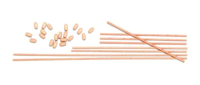Produktbild von Glorex Mobilestäbe 16 Holzoliven, 8 Stück