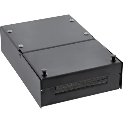 Zdjęcie produktu dla InLine® Natynkowa puszka połączeniowa dla 4 gniazd RJ45 Keystone, czarna