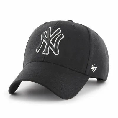 Produktbild von MLB New York Yankees NY  Cap Basecap Baseballcap MVP Black White 47 Brand