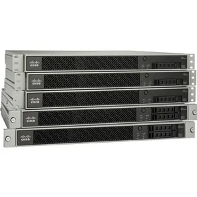 Produktbild von Cisco ASA 5506-X, 0,75 Gbit/s, 125 Mbit/s, 205 BTU/h, Kabelgebunden, Ethernet (RJ-45), SSD